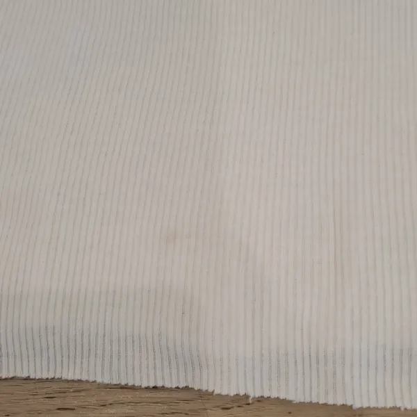 Zara White Ribbed Cropped Tank Top - Image 6