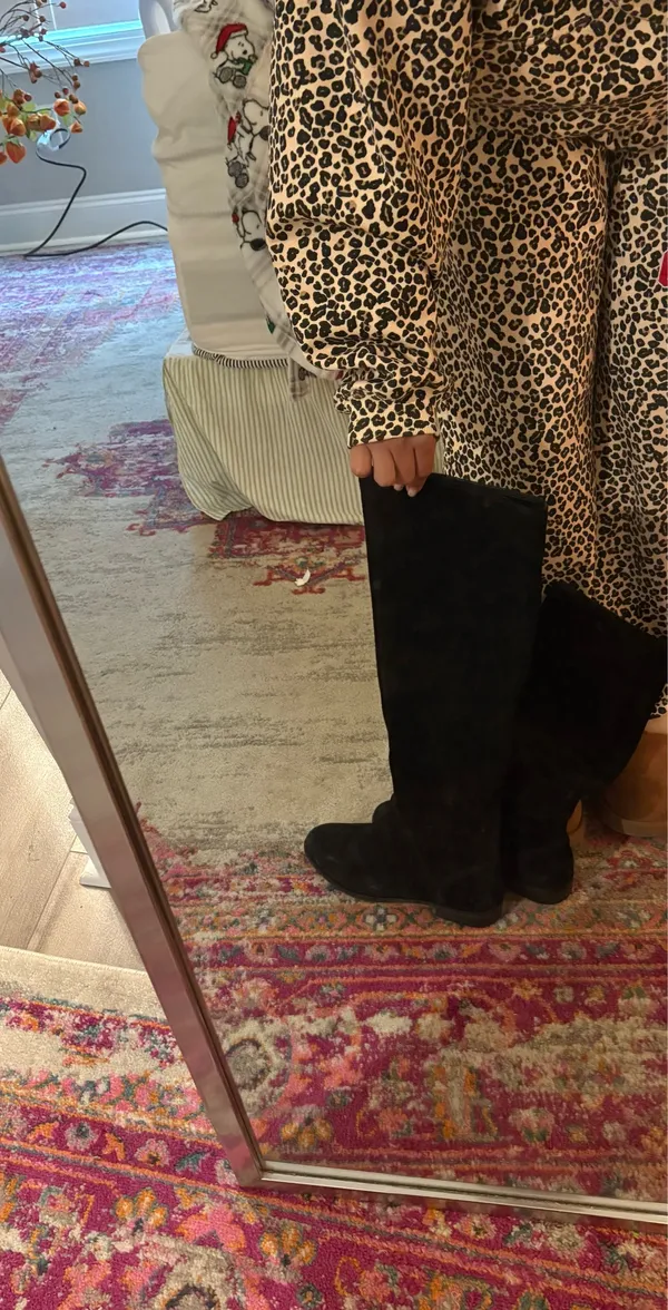 Gianni Bini Knee-High Boots Suede - Image 3