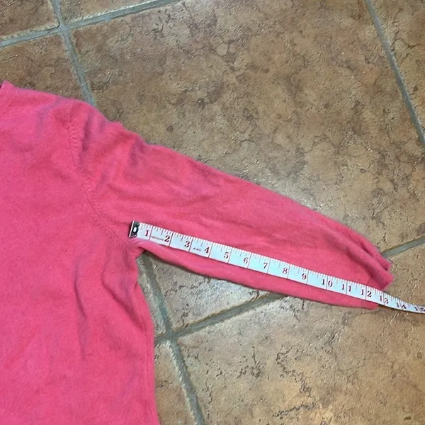 ‎Precious Fibers Cashmere pink sweater size L - Image 8