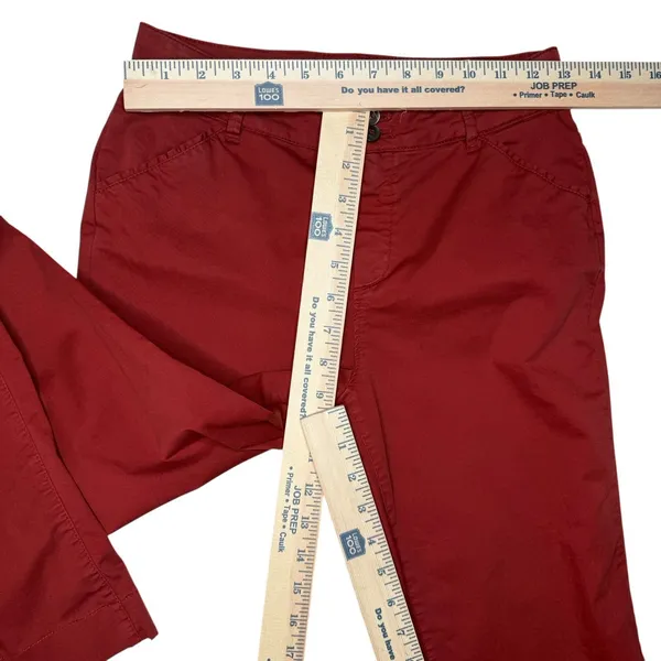 Massimo Dutti Trouser‎ Pant 2 Rust Red Business Casual Chino Bottoms 31" Inseam - Image 6