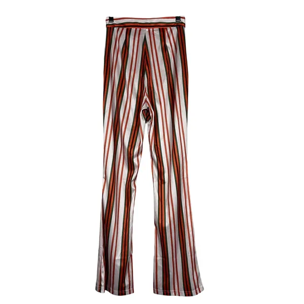 NWT Princess Polly Nina Striped Flare Pants Multi Color Retro 70s Boho Size 4 - Image 4