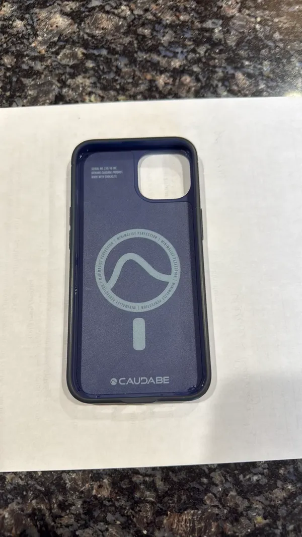 Caudabe iPhone 14 Phone Case Blue - Image 2
