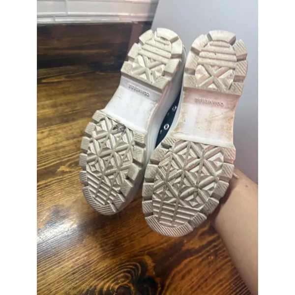 Converse‎ Black Platform Sneakers Size 5 - Image 9