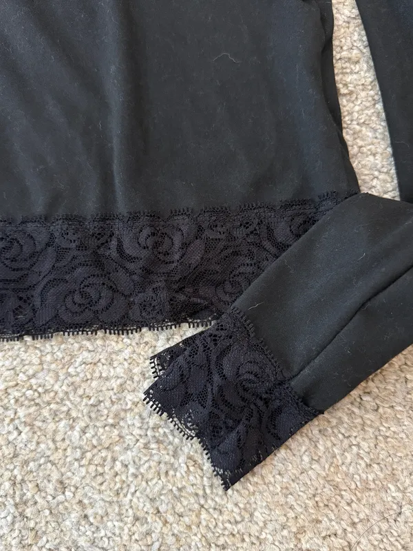 Black Lace Top - Image 2