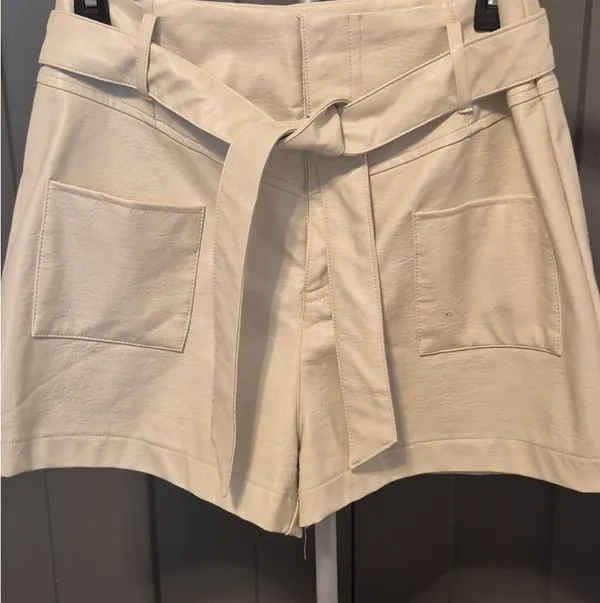 These Three Boutique Leather Shorts - Image 2