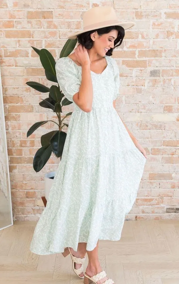 Mikarose ‘The Drew’ Maxi Small Floral Maxi Dress - size XL - Image 14