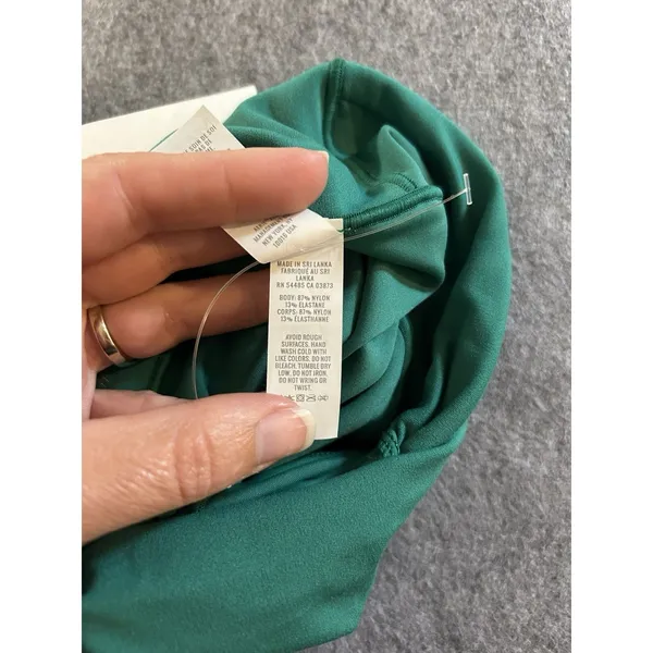 Offline by Aerie Real Me Kelly Green Flare Legging Pant High Rise Cross Front S - Image 7