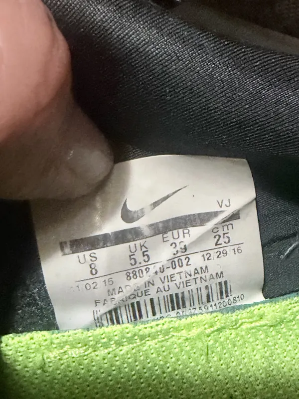 Nike Free 5.0 black & grey running shoes. Size US 8. Regular condition. - Image 12