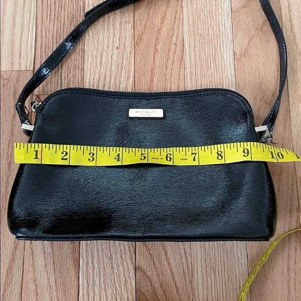 Kate Spade Black Leather Crossbody bag purse - Image 3