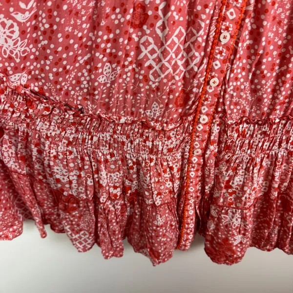 Poupette St Barth Tesorino Mini Dress Size S/M Tunic‎ Flowy Resort Beachy Boho - Image 4