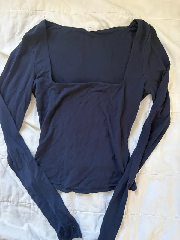 Garage Long Sleeve Square Neck Top - Image 2