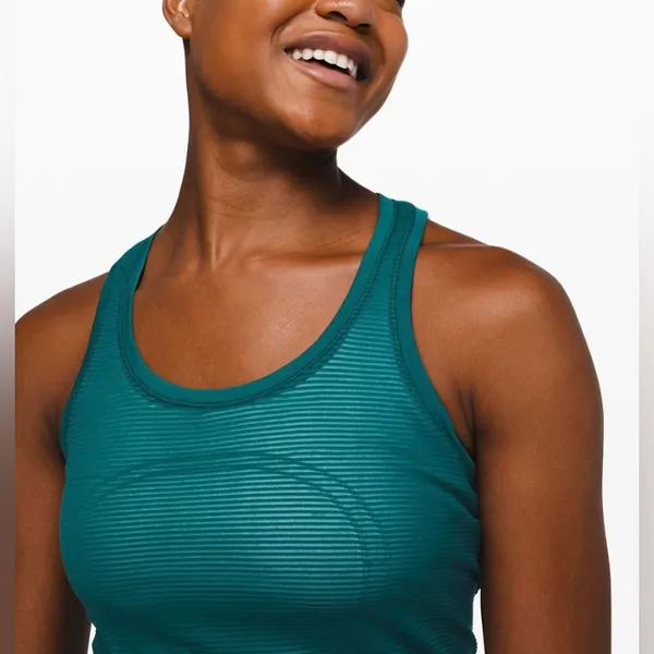 Lululemon Swiftly Speed Racerback Sheer Stripe - Image 2