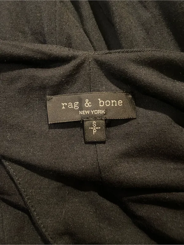 rag + bone sleeveless long, black dress size small - Image 3