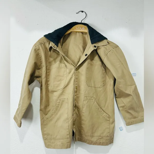 Zara Beige and Gray Jacket - Image 5