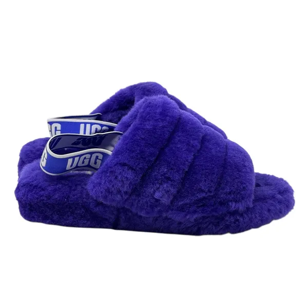 UGG Women’s Fluff Slide with Strap Purple Size 9 - Image 6