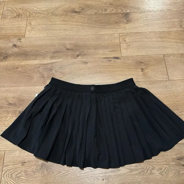 NWT Lululemon High-Rise Pleated Tennis Skirt in Black Size 14 - Image 13