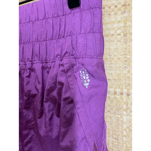 FP Movement x HATCH Way Home Maternity Shorts Purple XS Activewear Running - Image 2