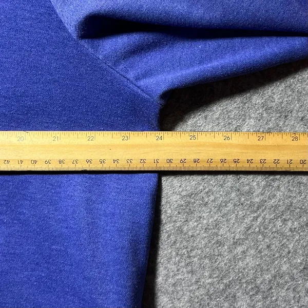 Focus Asymmetrical Button Accent‎ Top Blue Purple V Neck L Tunic 3/4 Sleeve - Image 5