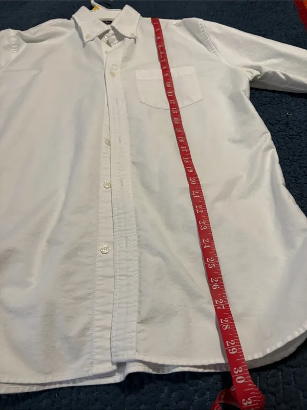 Brandy Melville White Casual Button-Down Shirt - Image 9