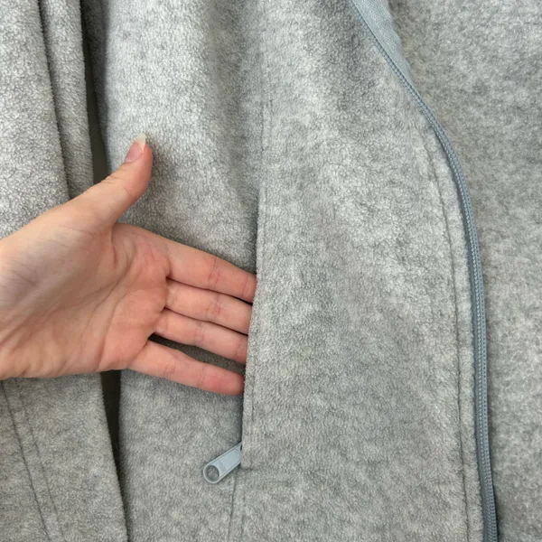 Columbia heather grey fleece jacket Women’s XS - Image 3