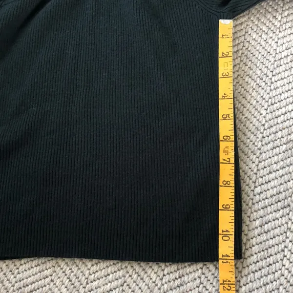 Lulu's Black Crisscross Cold-Shoulder Ribbed Sweater - Image 3