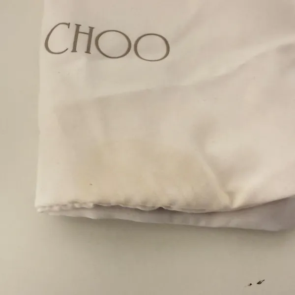 Jimmy Choo Drawstring Cover Dust Bag 14" L x 10"‎ W Travel Luxury Designer - Image 3