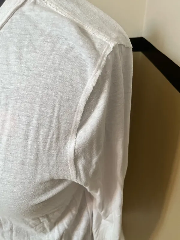 We The Free Nova White Long Sleeve Crewneck Top Classic staple piece casual XL - Image 4