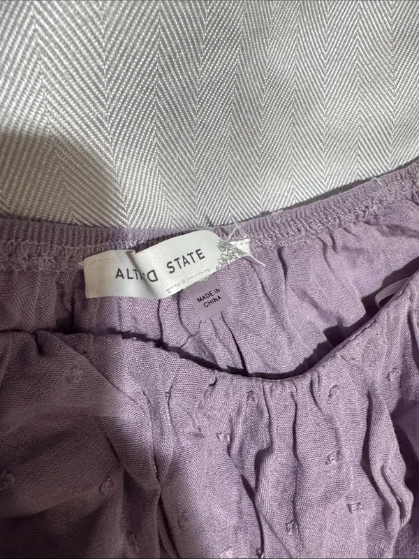 Altar'd State Lavender Eyelet Skirt - Image 2