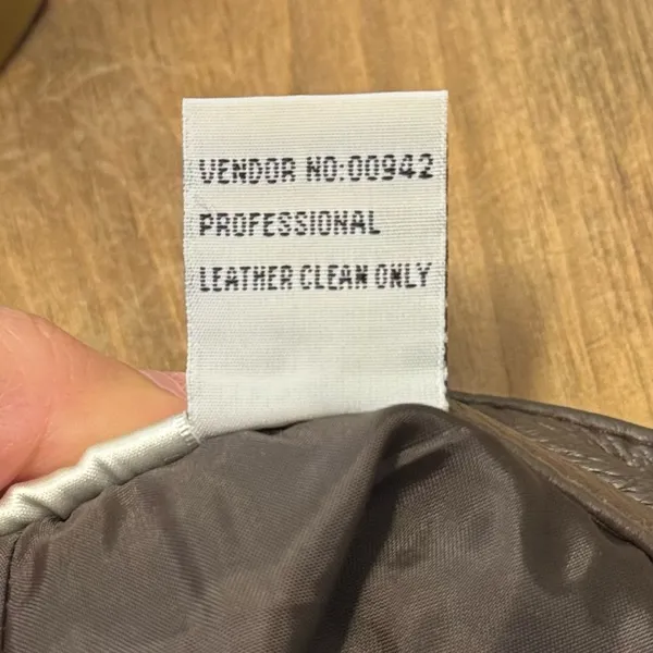Newport News Jeanology brown leather pants size 14 - Image 6