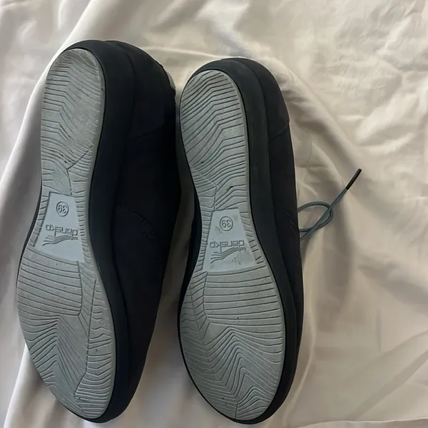 Dansko womens kimi Oxford Flat Nubuck Leather Color Dark Blue Size 39 EU/8.5 US - Image 2