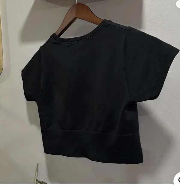 OFFLINE by Aerie Cropped Seamless T-Shirt - Image 3