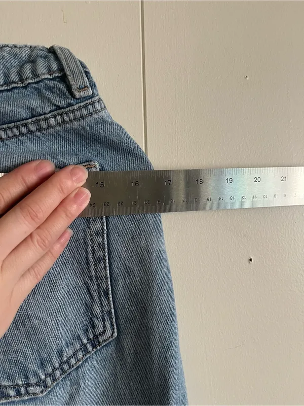 Garage Light Blue Distressed Boyfriend Jeans - Size 1, Waist 25) - Image 7
