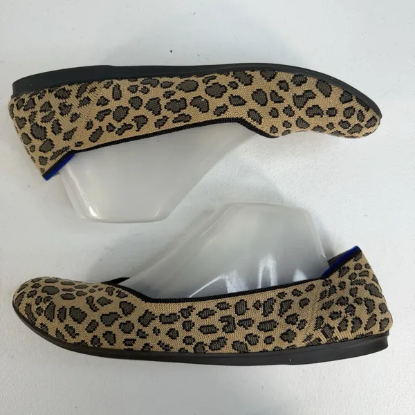 Rothy's Size 10 The Flat Ballet Spotted Leopard Animal Print‎ Round Toe Retired - Image 4