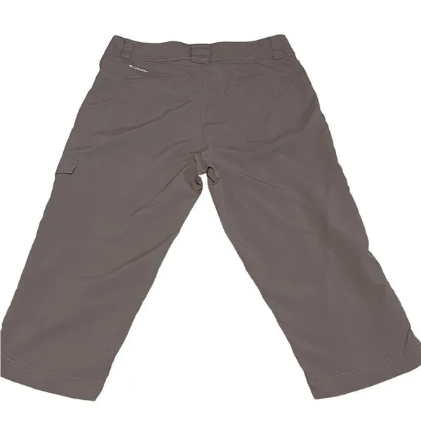 Columbia Womens Brown Button Front Cargo Hiking Pants with Pockets Size 6 - Image 2