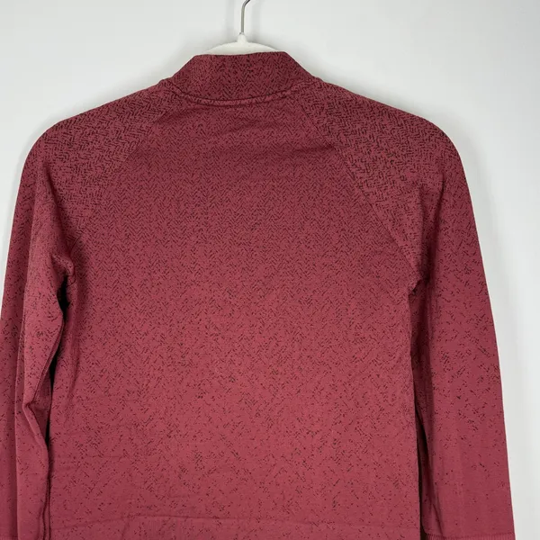 Lululemon EUC Rest Less Cropped 1/2 Zip Dusty Rose - Image 9