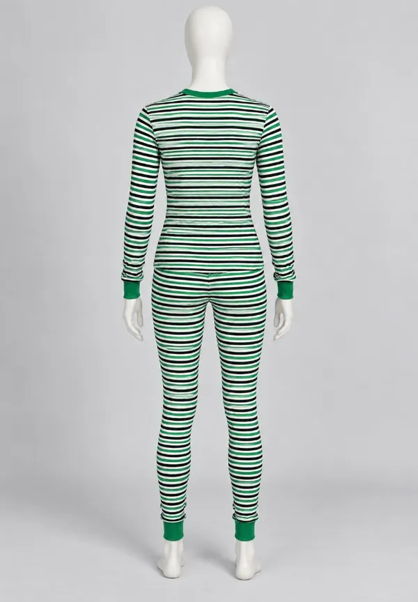 Victoria’s Secret Women’s Striped Thermal Pajama Set Size Medium NWT - Image 4