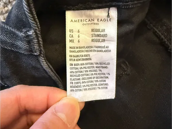 American Eagle Outfitters Black Distressed Mom Jeans - Image 7