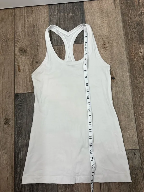 Lululemon racerback tank top white - Image 7