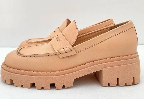 Free People Lyra Chunky Lug Sole Leather Loafer Women’s 38.5 (US 8) - Image 7