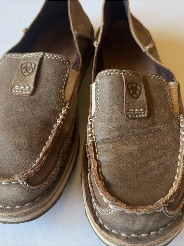 Ariat Brown Slip-On‎ Moccasin Loafers - Image 2
