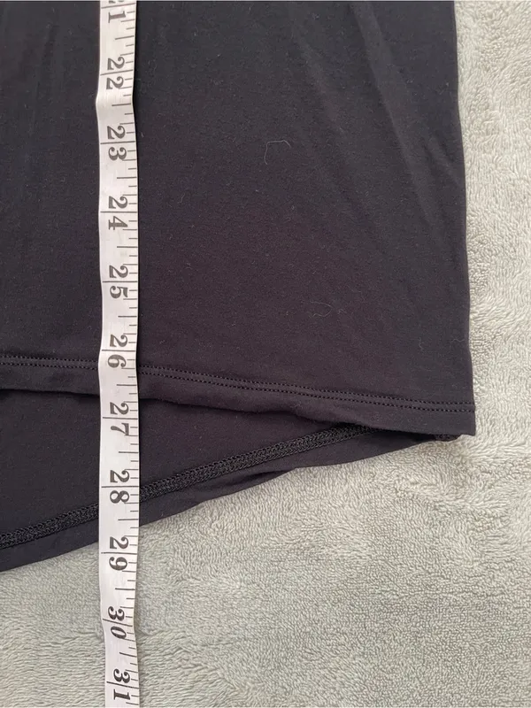 Lululemon Modal Open Up Tied Back T-shirt Black activewear yoga Pilates gym 8 - Image 8