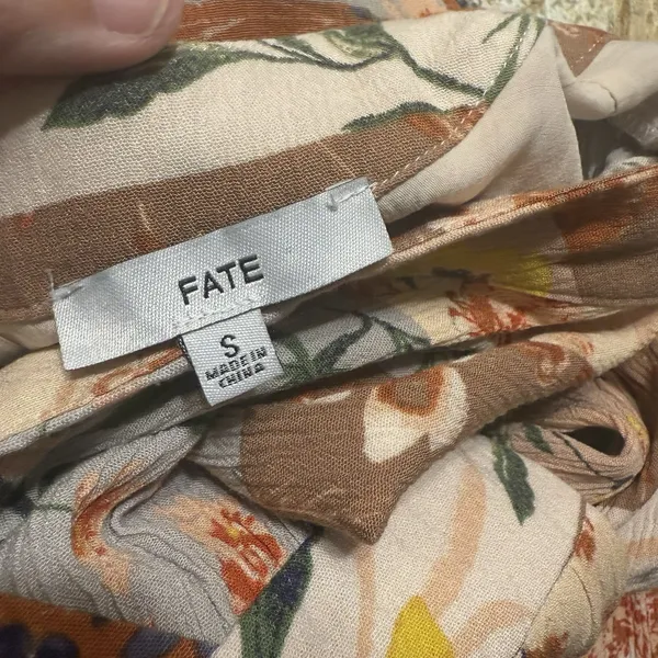 Fate Midi Dress‎ Sz Small Patchwork Boho Peasant Western Romantic Feminine Flowy - Image 10