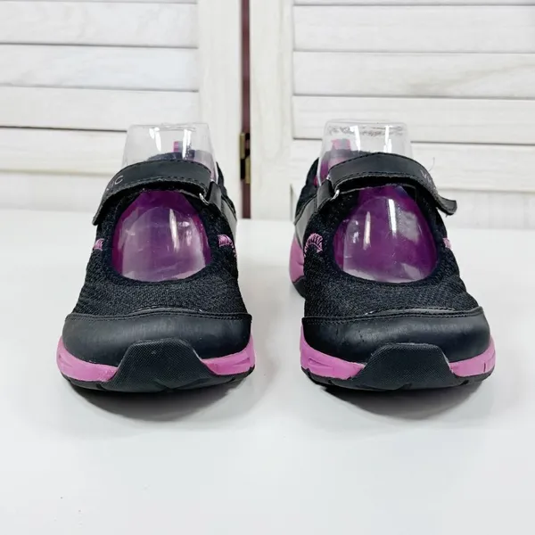 Vionic Sunset Orthotic Mary Jane Comfort Sneakers Shoes‎ Black Pink 7 - Image 3