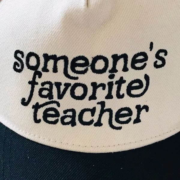 Someone’s Favorite Teacher Hat, NWOT Black - Image 2