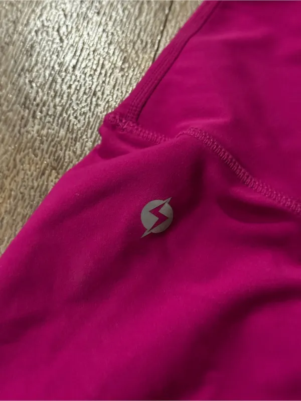 Popflex Pink Crossover Athletic Biker Shorts Size Small - Image 7