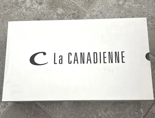 NWT La Canadienne Paul Buckled High Heel Boots, Black Size 7.5M New in Box $650 - Image 6
