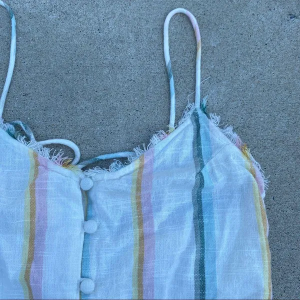 Billabong x The Salty Blonde Sunny Stripes Slip Dress size S Small - Image 7