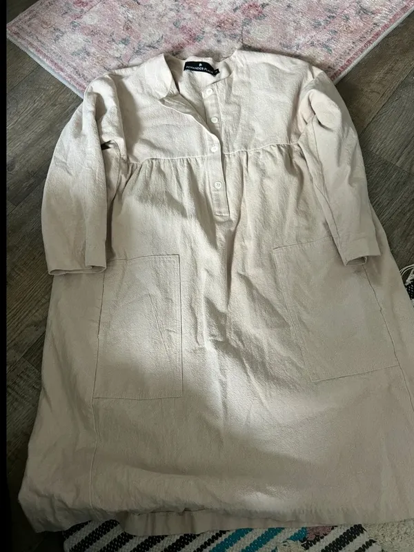 Pomander Place by Tuckernuck Fallon Babydoll Shirt Dress‎ sz XS - Image 2