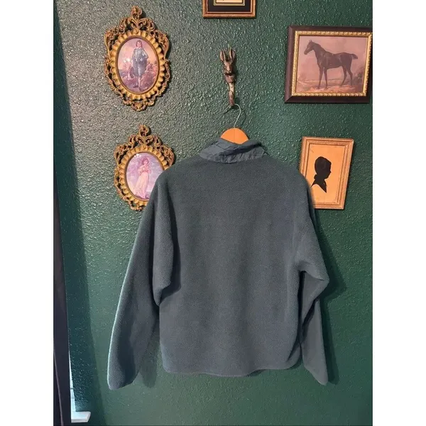VTG 90’s Patagonia Deep Pile PEF Fleece Full Zip Pocket Made In USA Jacket XL - Image 2