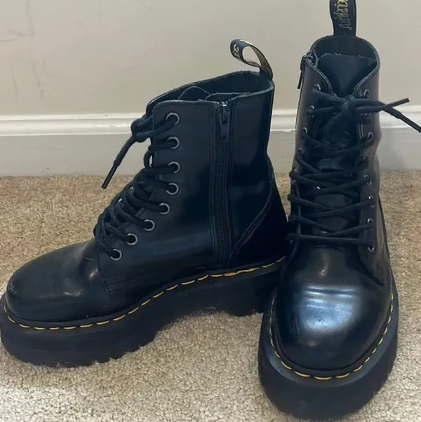 Platform Jadon Dr. Martens Boots Leather - Image 3